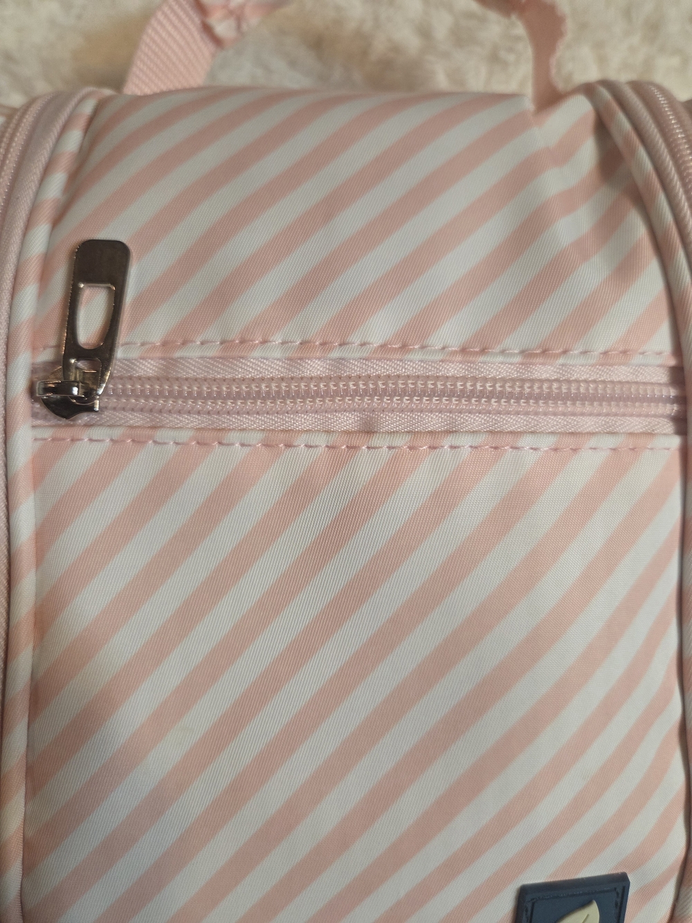 Striped Pink Women’s Shower/cosmetic Bag